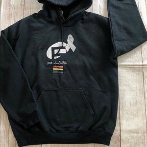 Gildan Pulse Hoodie Medium Black